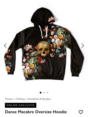 Aloha From Deer 'Danse Macabre' hoodie